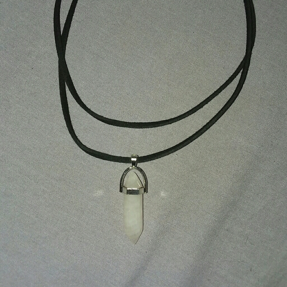 Double choker -Rose quartz - Picture 1 of 3